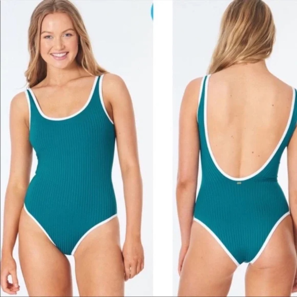 Rip Curl Premium Surf Cheeky One Piece Swimsuit S